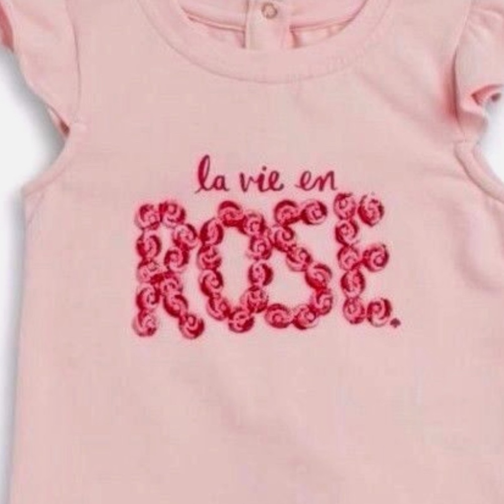 👍Kate Spade Rose infant dress set 24M🌈 - Picture 5 of 10